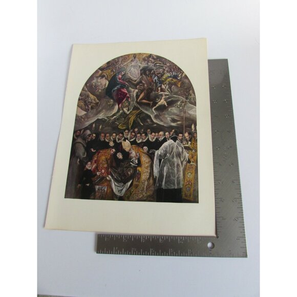 Vintage El Greco Print Burial of Count Orgaz 52845 - Picture 5 of 5